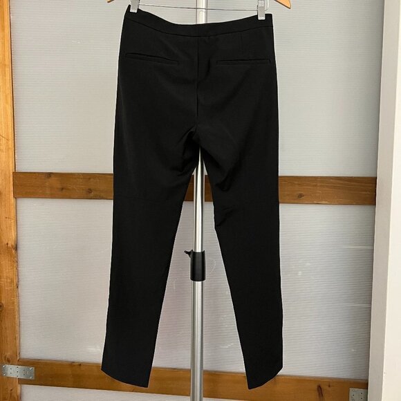 Alexander Wang Wool Blend Hook Bar Closure Black Tailored Trousers Pants‎  Sz 6 - Picture 5 of 13